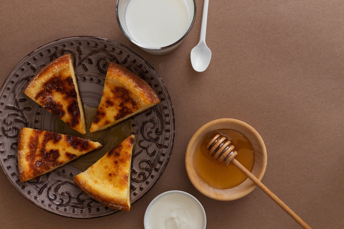 Baked Honey Cheesecake