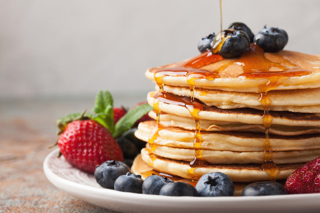 Cinnamon Honey Pancakes
